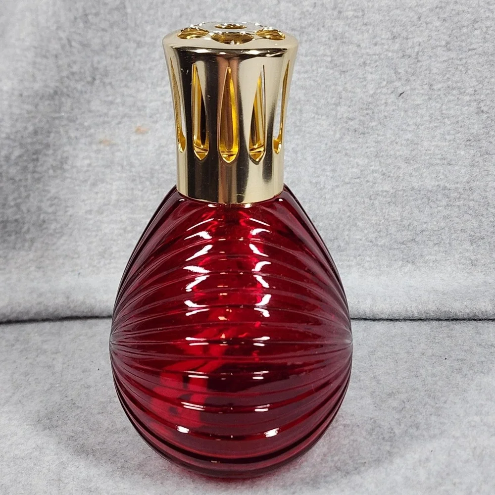 Vintage Lampe Berger Caroline Red Fragrance Lamp Catalytic Diffuser France